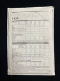1996 Simplicity 7435 Sewing Pattern - Adult Jacket and Skirt FACTORY FOLDED