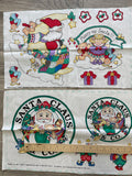 SALE 1994 Remnant Cotton Blend Applique Bundle - Christmas