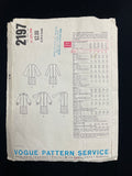 1960's Vogue 2797 Sewing Pattern - Adult Dresses