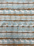 20" Cotton/Spandex Remnant - Reindeer and Snowflakes