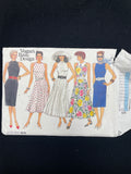 1986 Vogue 1675 Sewing Pattern - Adult Dresses FACTORY FOLDED