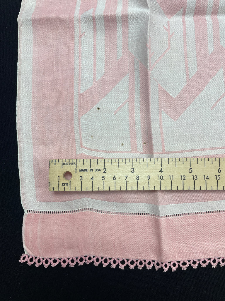 pink dresser scarf Table Runner 13x36in Long, Pink Gradient Stripe Texture Linen Washable Dresser Scarf Minimalist Modern Color Art Kitchen Dinning Tablerunners for