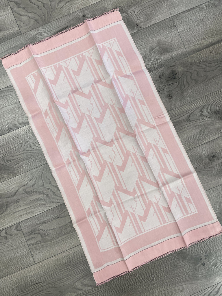 pink dresser scarf Table Runner 13x36in Long, Pink Linen Texture Linen Washable Dresser Scarf Solid Color Theme Kitchen Dinning Tablerunners for