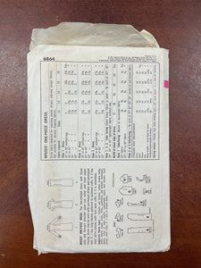1966 Simplicity 6864 Pattern - Dress