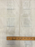 1 YD Nylon Window Pane Sheer - Off White