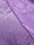 Polyester Floral Jacquard Vintage - Light Purple
