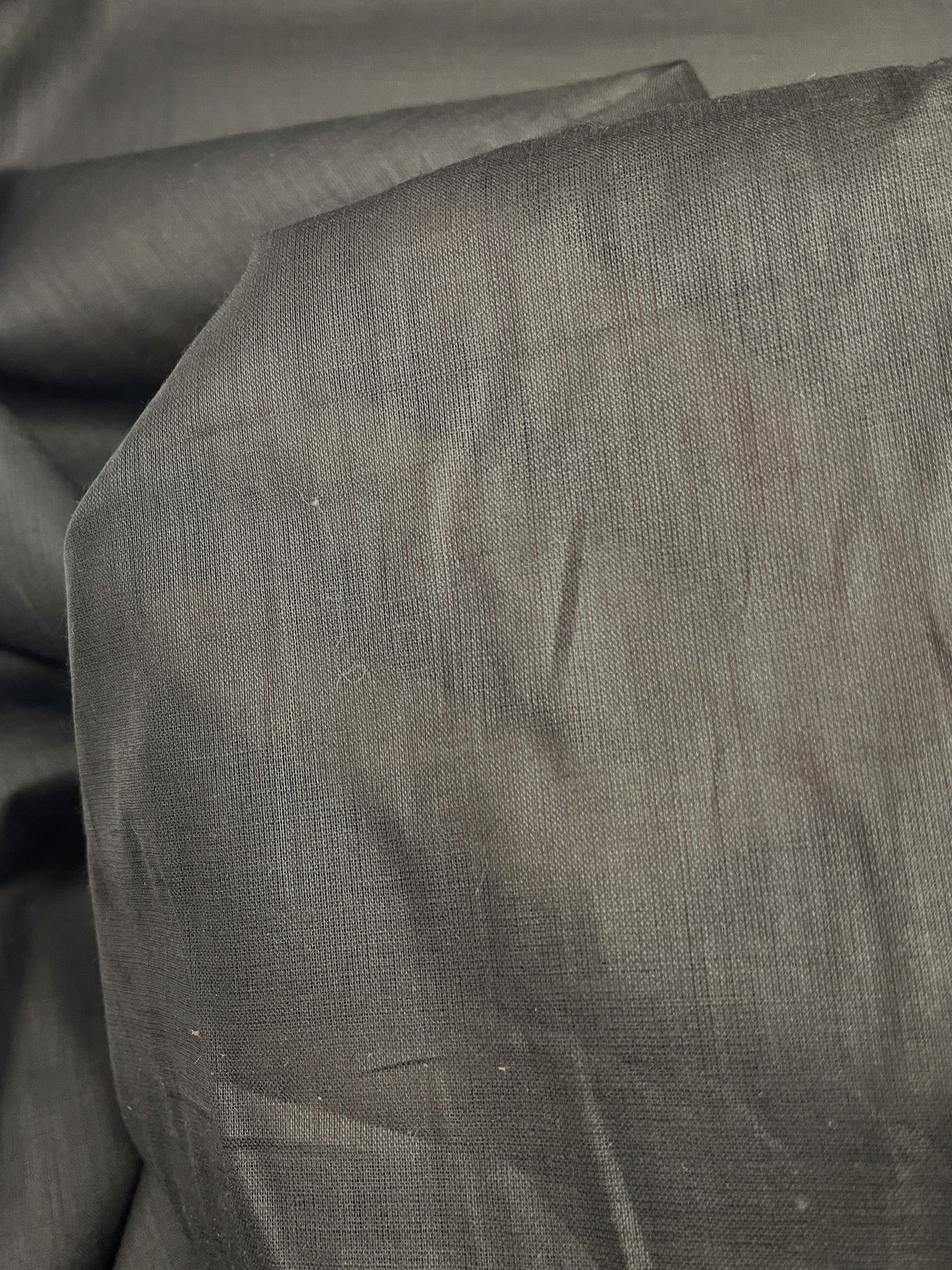 Cotton Voile - Charcoal Gray