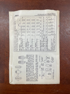 1966 Simplicity 6668 Pattern - Blouse and Skirt FACTORY FOLDED