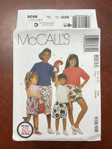 1997 McCall's 8935 Pattern - Kid's Shorts FACTORY FOLDED