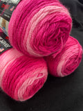 Acrylic Yarn - Variegated Pinks
