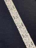 4 YD Nylon Flat Lace Trim Vintage - Cream