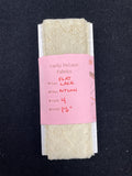 4 YD Nylon Flat Lace Trim Vintage - Cream
