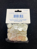 Button Bundle Plastic - Various Whites