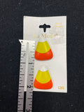 Buttons Plastic Set of 2 - Candy Corn