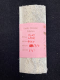 3 1/4 YD Polyester Floral Flat Lace Trim Vintage - Off White with Light Gray Scallops