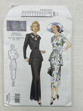SALE 1947 Reproduction Vogue 2495 Pattern - Dress FACTORY FOLDED