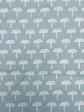 3 1/2 YD Quilting Cotton - Muted Light Blue with White