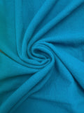 2 3/4 YD Wool Felted Crepe - Teal