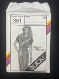 1991 Stretch & Sew 351 Sewing Pattern - Adult Dress FACTORY FOLDED