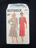 1985 Butterick 3061 Sewing Pattern - Adult Dresses FACTORY FOLDED
