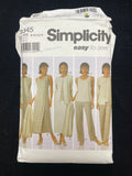 2003 Simplicity 5345 Sewing Pattern - Adult Jacket, Pants, Top, Dress, Jumper FACTORY FOLDED