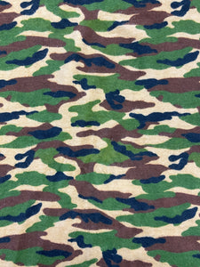 2 1/2 YD Cotton Flannel - Jungle Camouflage