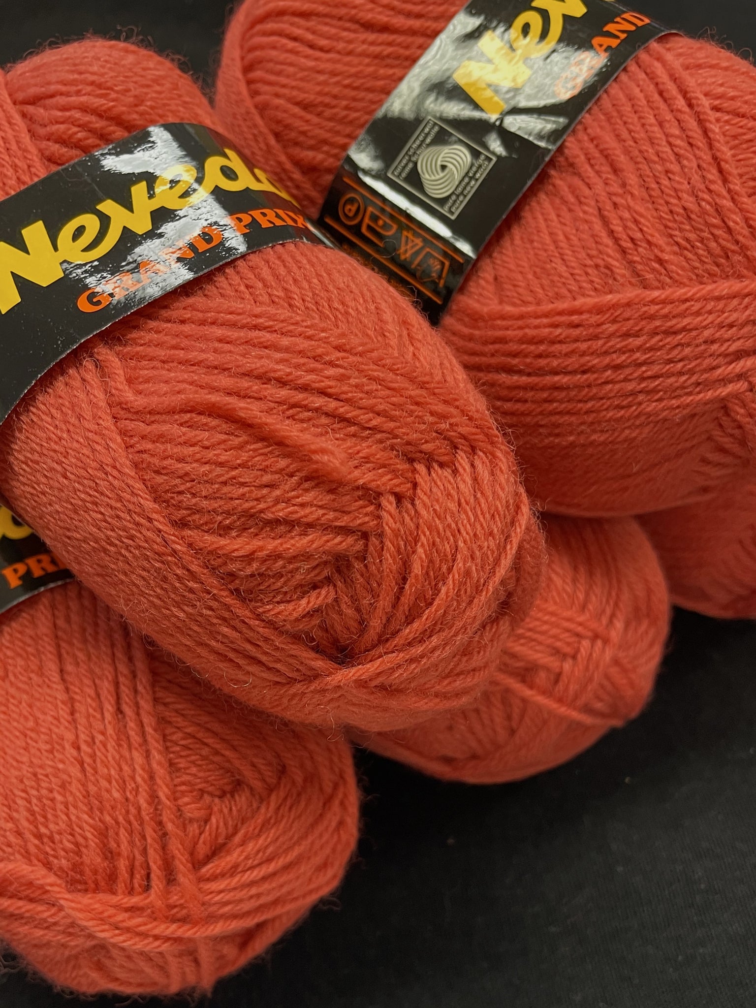 Wool Yarn Vintage - Muted Orange "Neveda"