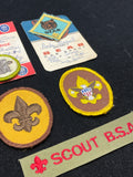 Boy Scout Patch Bundle Vintage - Various Sizes and Shapes