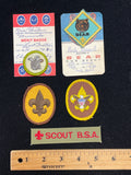 Boy Scout Patch Bundle Vintage - Various Sizes and Shapes