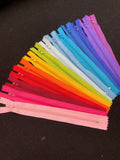 Zipper Coil 8" - Various Bright Colors