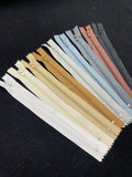 Zipper Coil 8" - Various Neutral Colors