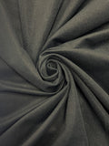 3 YD Polyester Low-Pile Fleece Knit - Black