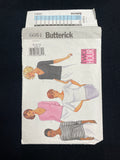 2001 Butterick 6084 Sewing Pattern - Adult Knit Tops FACTORY FOLDED