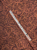 2005 2 1/2 YD Quilting Cotton Vintage - Brown Roses