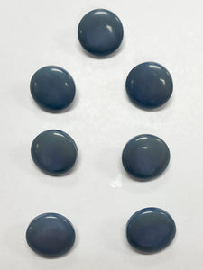 Buttons Plastic with Metal Shank - Blue