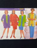 1998 Butterick 5435 Sewing Pattern - Adult Jacket, Top, Skirt, Shorts, Pants, and Sash FACTORY FOLDED