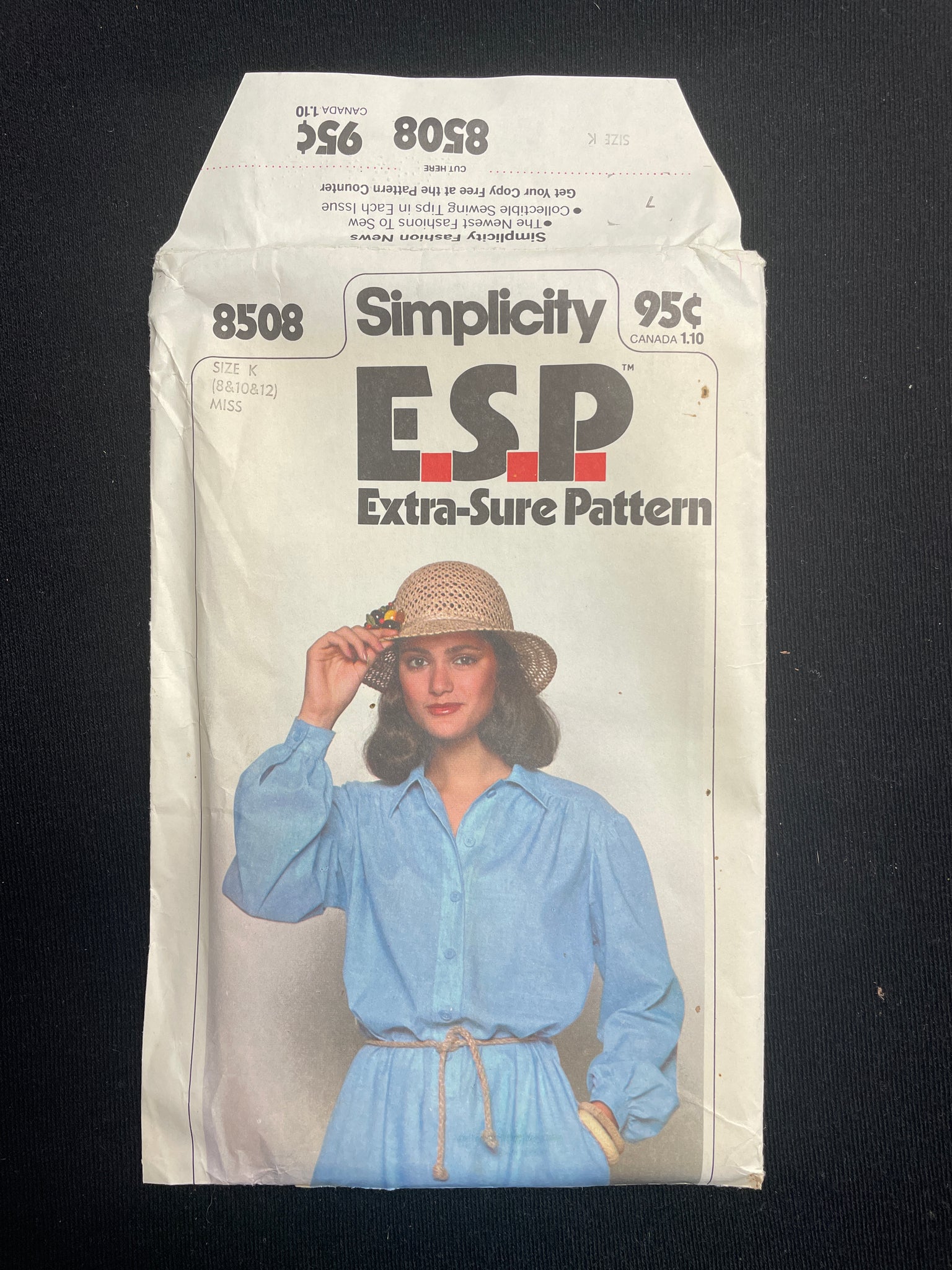 1978 Simplicity 8508 Sewing Pattern - Dress FACTORY FOLDED