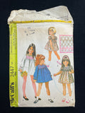1970 McCall's 2447 Sewing Pattern - Child's Smocked Dresses