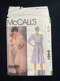 1985 McCall's 9481 Sewing Pattern - Adult Dresses FACTORY FOLDED