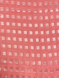 2 2/3 YD Nylon Chiffon with Satin Squares - Cantalope Orange