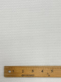 1 1/8 YD Nylon - Embossed White