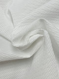 1 1/8 YD Nylon - Embossed White