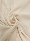 3 1/2 YD Polyester Loose-Weave Crepe - Cream