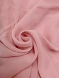 3 1/8 YD Rayon Georgette - Pink