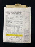 1968 McCall's 9597 Sewing Pattern - Junior Dresses or Jumpers