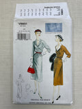 1952 Reproduction Vogue 8851 Pattern - Dress and Belt FACTORY FOLDED