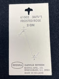 Button Plastic Set of 2 or 3 Vintage - "Frosted Rose"