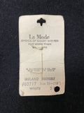 Button Plastic Set of 2  in 2 Sizes Vintage - Pearlescent Cream
