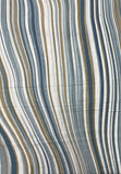 1 1/2 YD Cotton Sateen EXTRA WIDE - Printed Wavy Stripes in Blues, White, and Beige