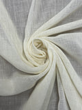 Poly Blend Voile Vintage - Cream